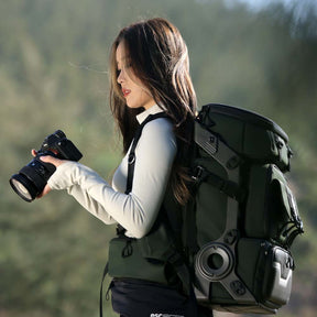 Lancer Modular Camera Backpack with 35L large Capacity