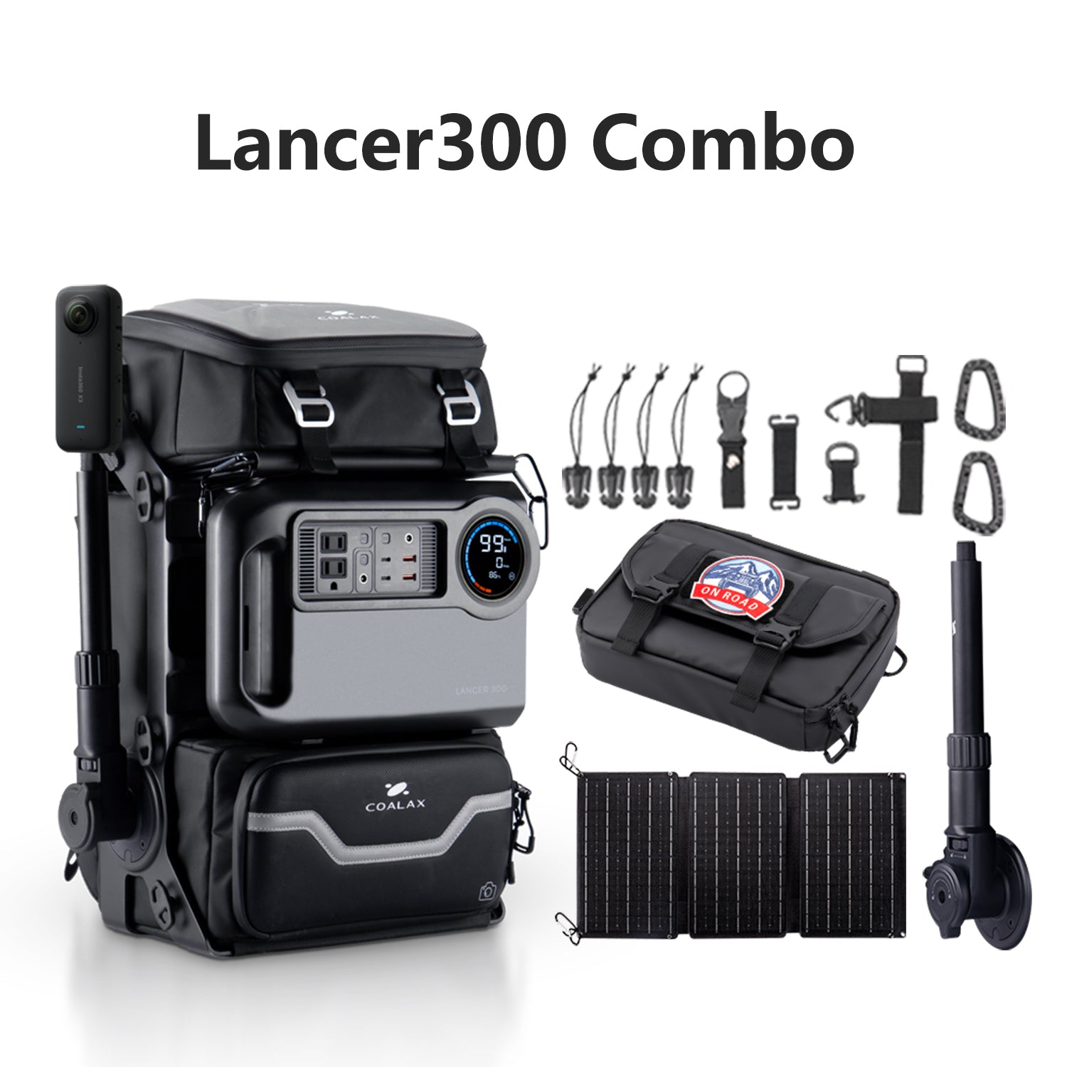 Lancer300 Modular Outdoor Backpack with Power and Magic Arm