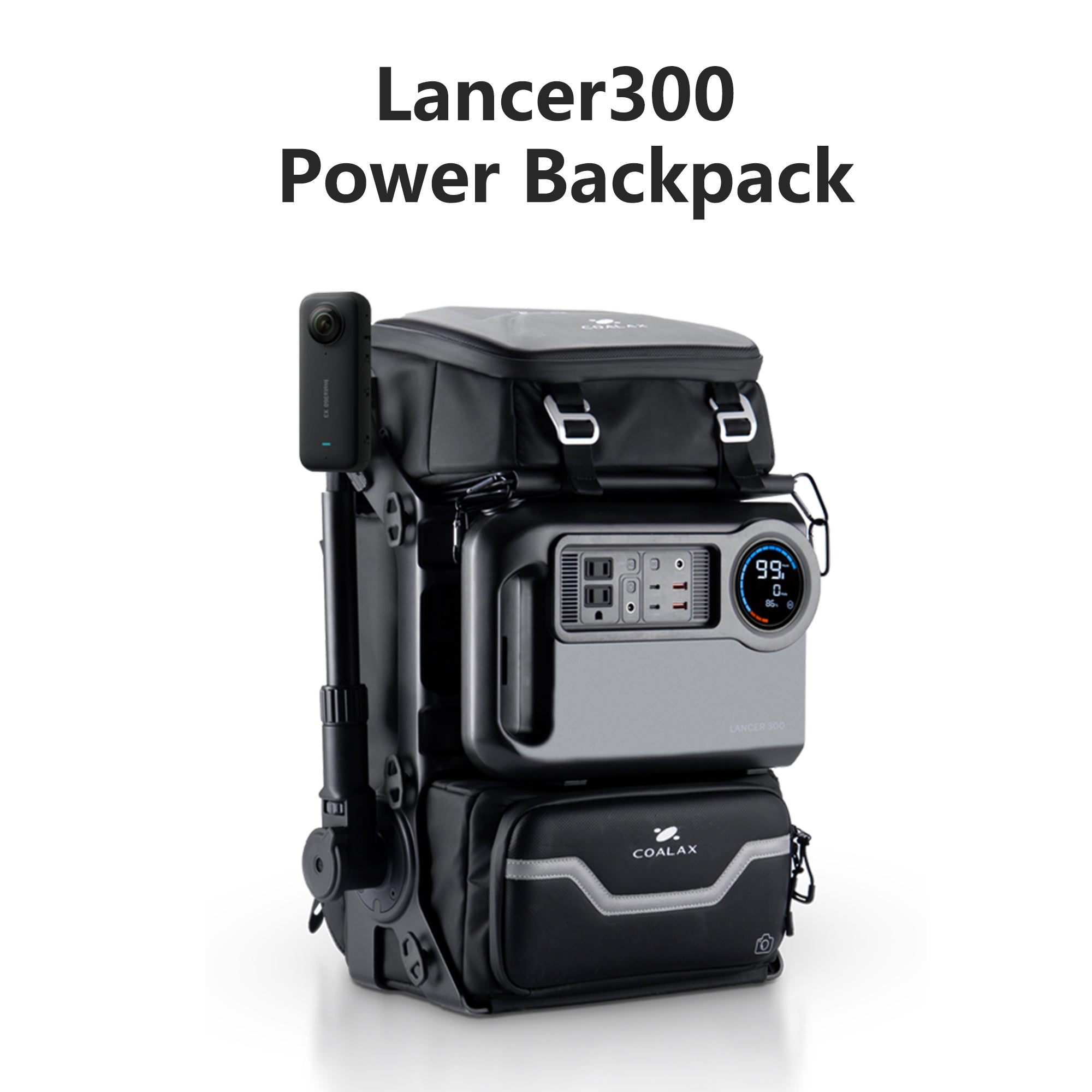 Lancer300 Modular Outdoor Backpack with Power and Magic Arm