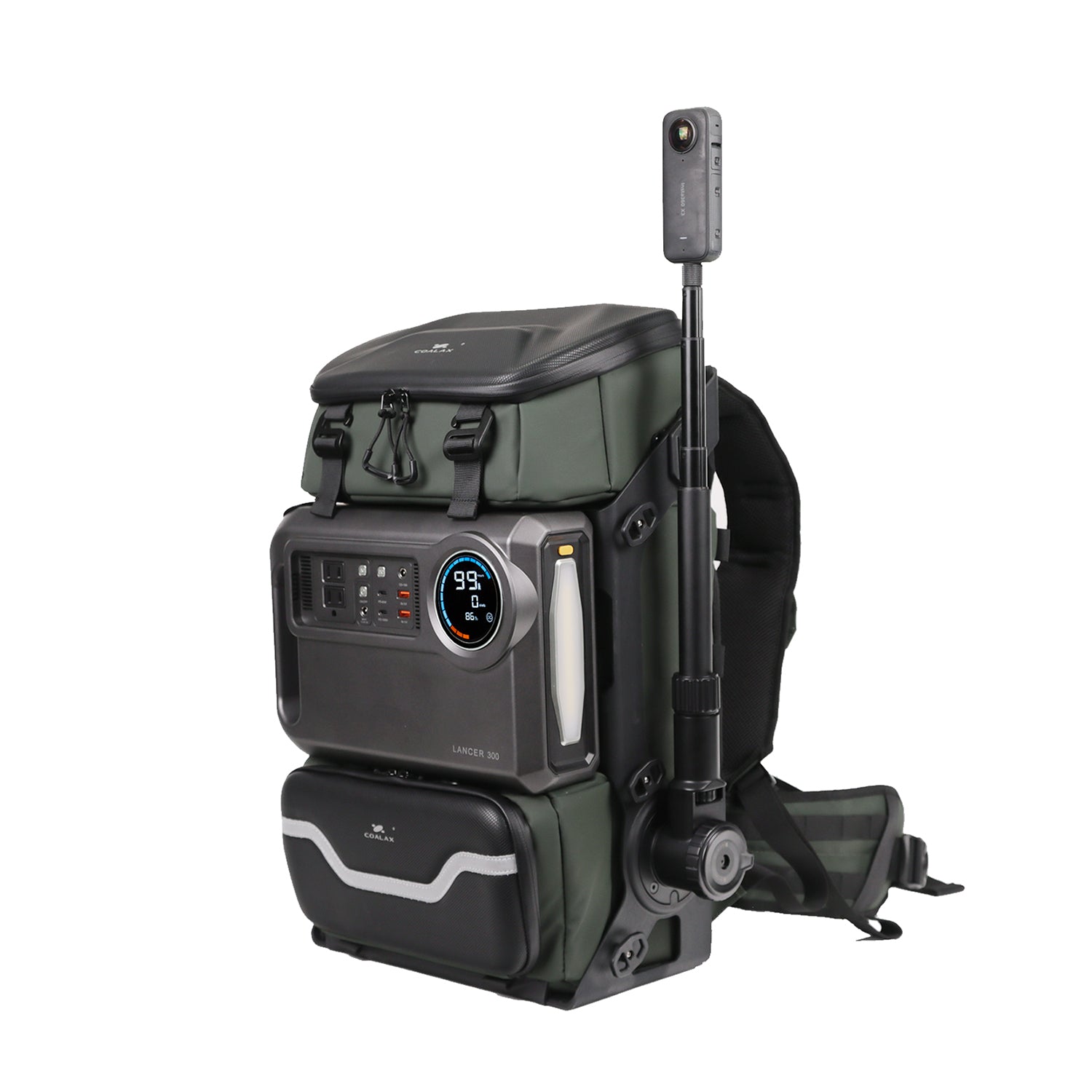 Lancer300 Modular Outdoor Backpack with Power and Magic Arm